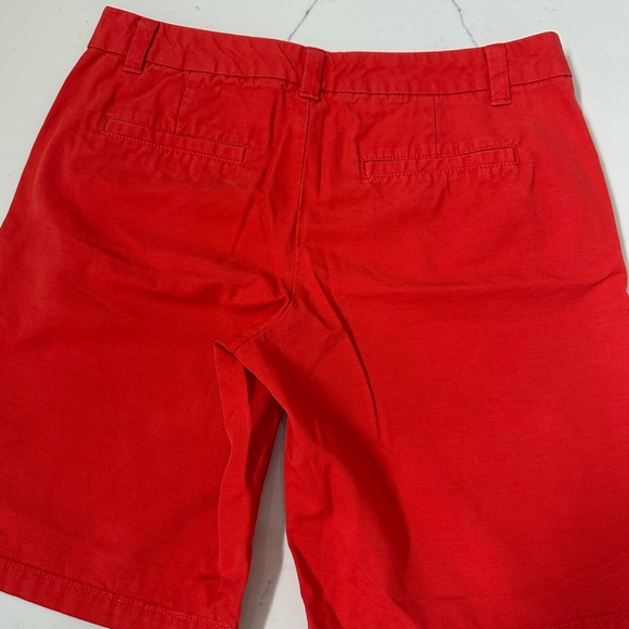 boyfriend Rolls-Up Khakis by GAP Red Skorts with Classic Flat Front Design - Picture 4 of 8